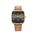 Titan Avant Garde NT90178YL01 Quartz Multifunction Leather Strap Men’s Watch
