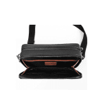WiWU Master Genuine Leather Fingerprint Lock Crossbody Bag